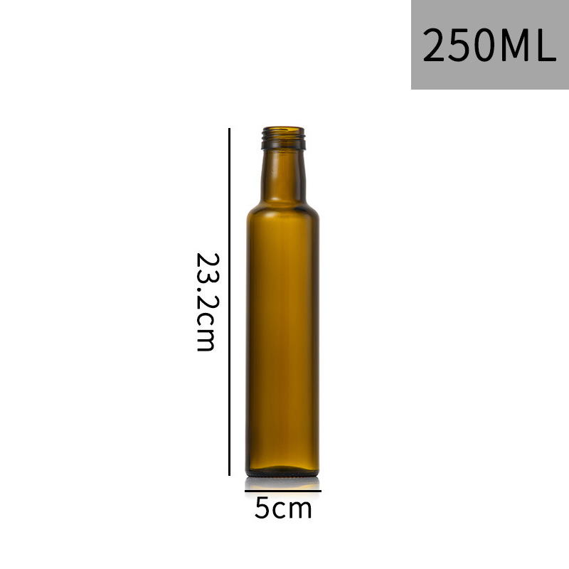 Factory Price Olive Oil Bottle Spout 250ml 500ml 750ml Cooking Olive Oil Glass Bottle for Food Package Cooking Oil