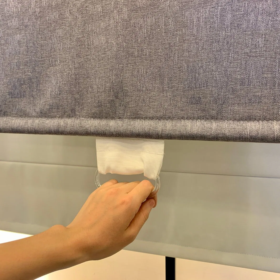 Cordless Roller Blinds Printed Roman Valance Cloth Curtain Voile Blind