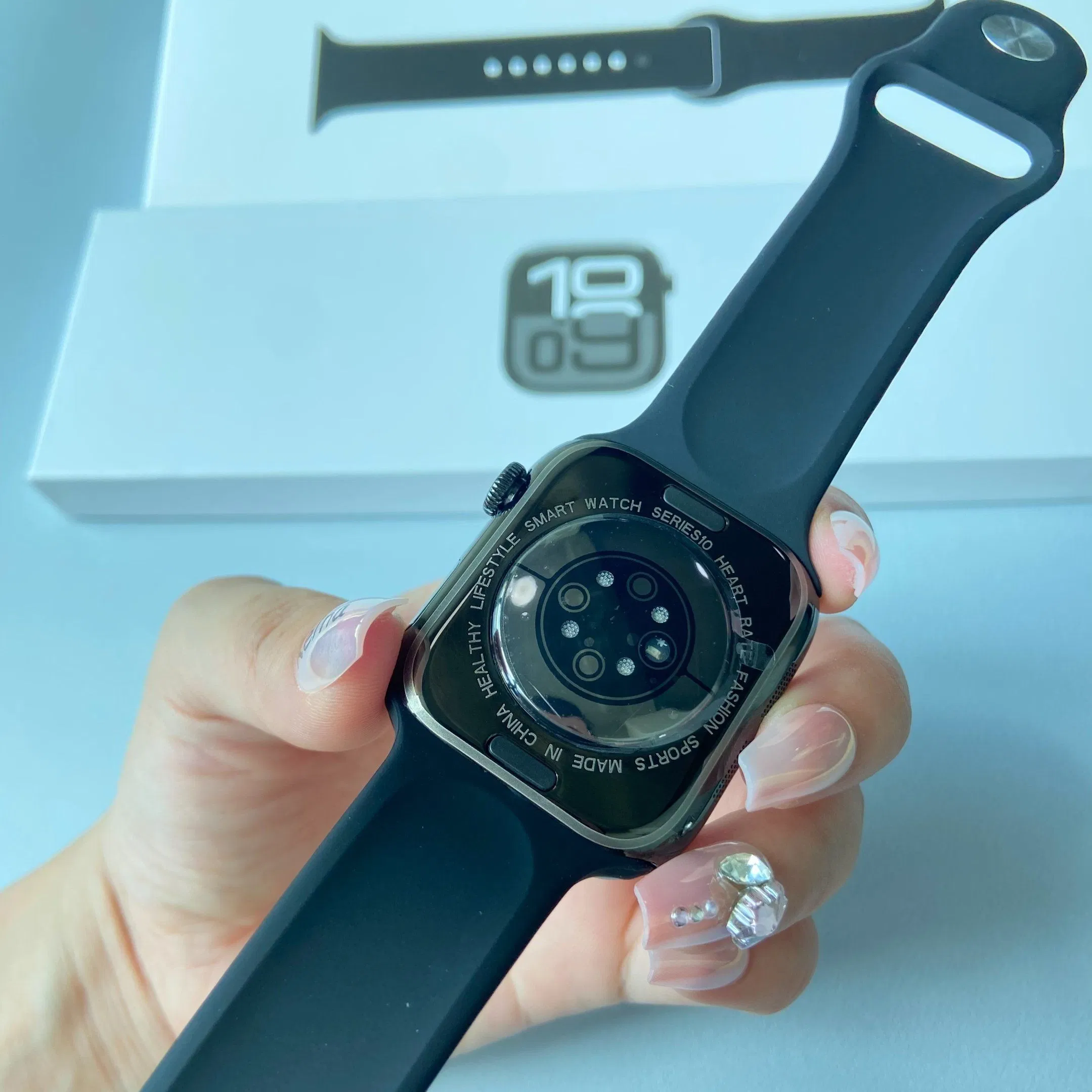 2025 AAA+++ S10 Smartwatch - Heart Rate/Blood Oxygen Monitor, Bluetooth 5.3 & Multi-Function