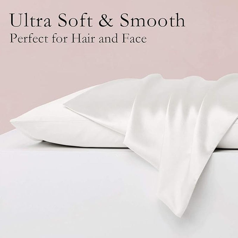 Envelop Solid Color Silk Pillowcase for Sleep
