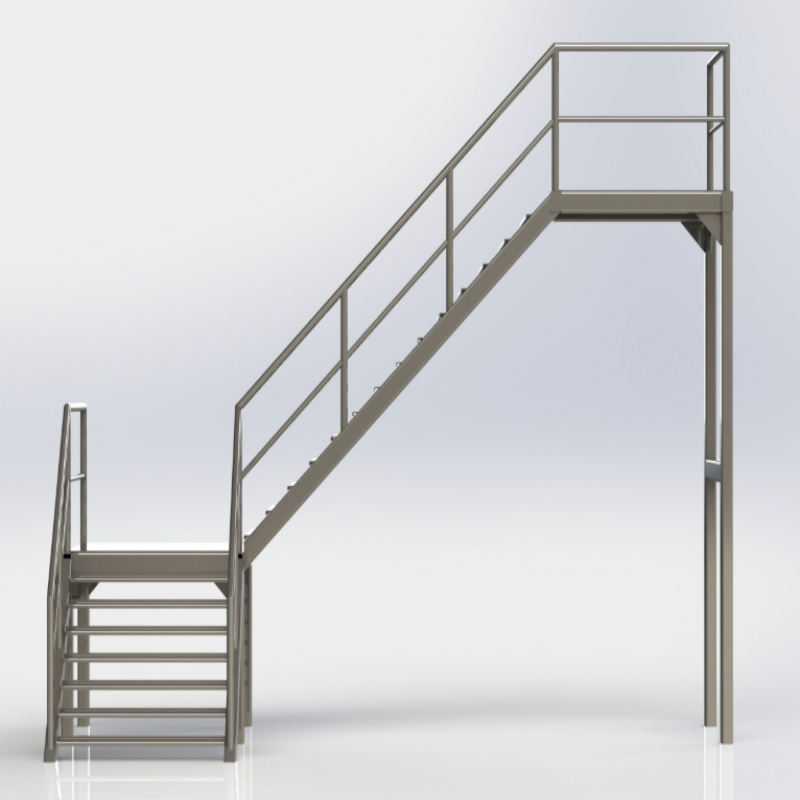 Customized High-Strength Stainless Steel Staircase Manufacturer Metal Welding