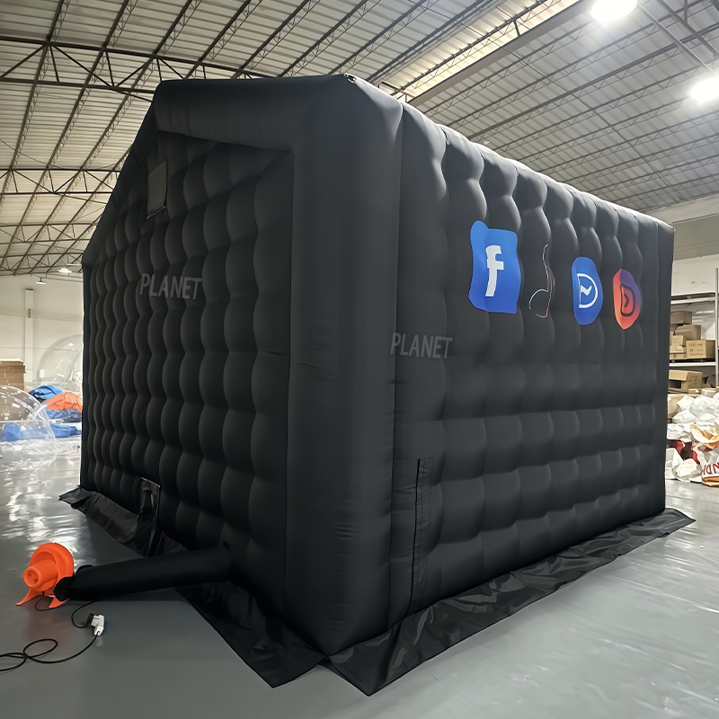 Giant Portable Square Inflatable House Disco Light LED Cubes Tents