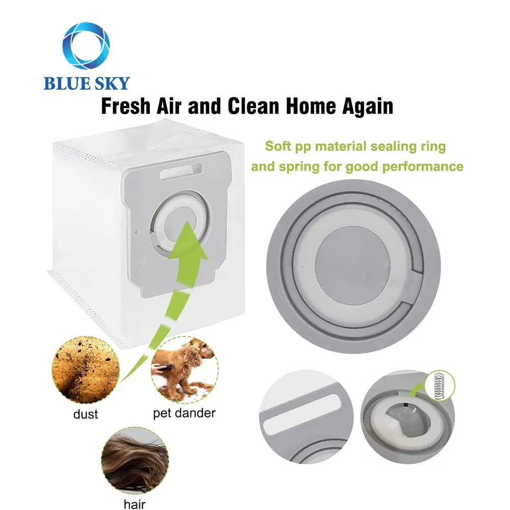 Blueksy Irobots Roombas E5 E6 I7 I7+ S9 Robot Dust Non-Woven Bag for Robot Vacuum Cleaner Accessories
