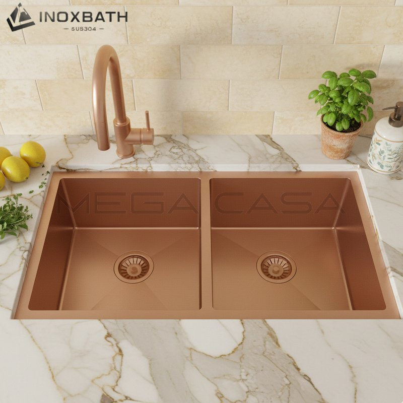 Stainless Steel Kitchen Sink for Commercial Grade Use Handmade Bowl Sink