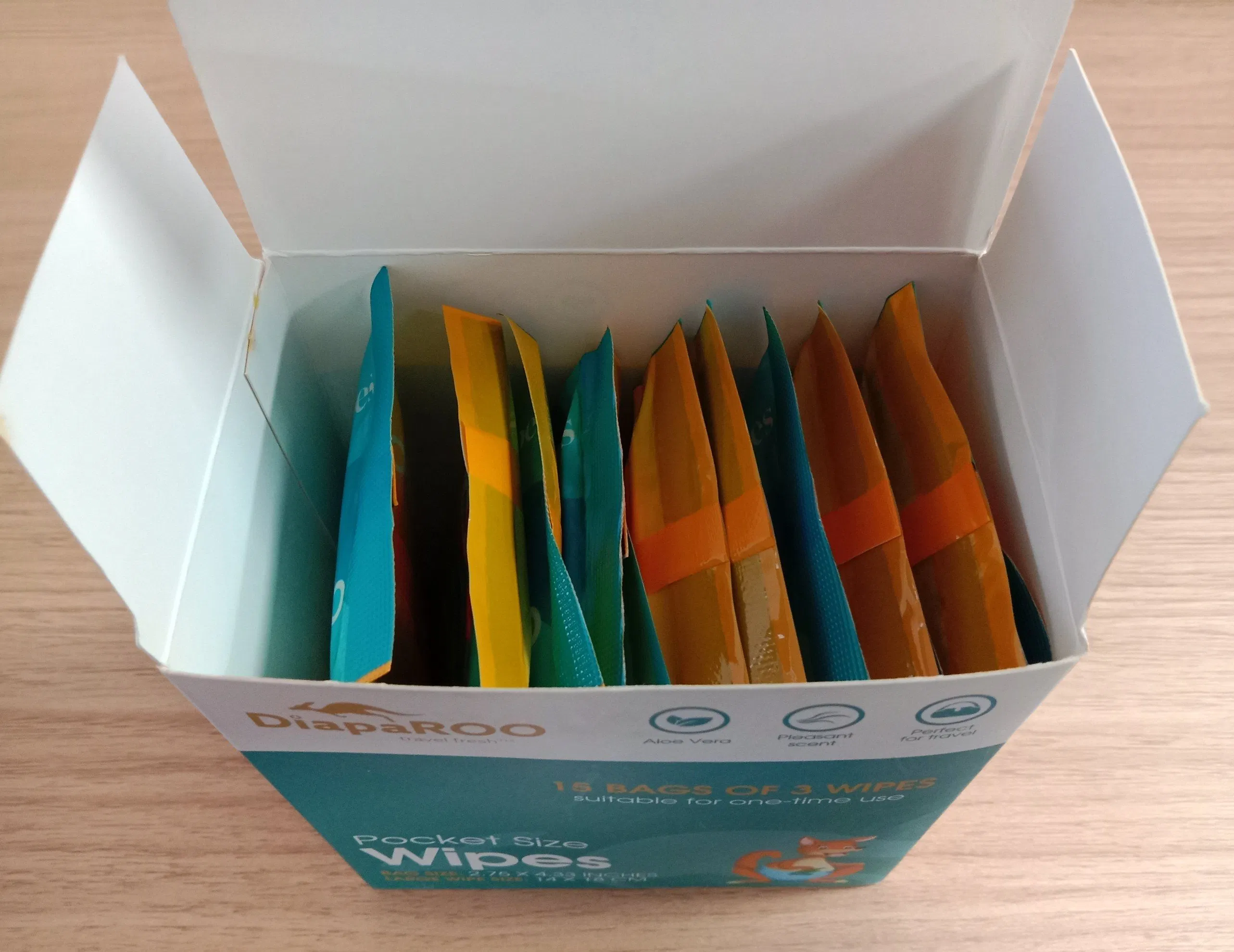 Cheap Wholesale 3PCS Individual Packing Portable Boxed Cleaning Baby Wet Wipe