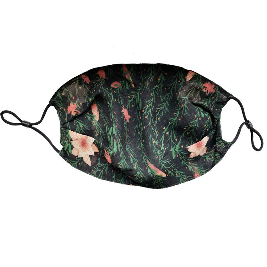Digital Printing Silk Mask with Custom Brand