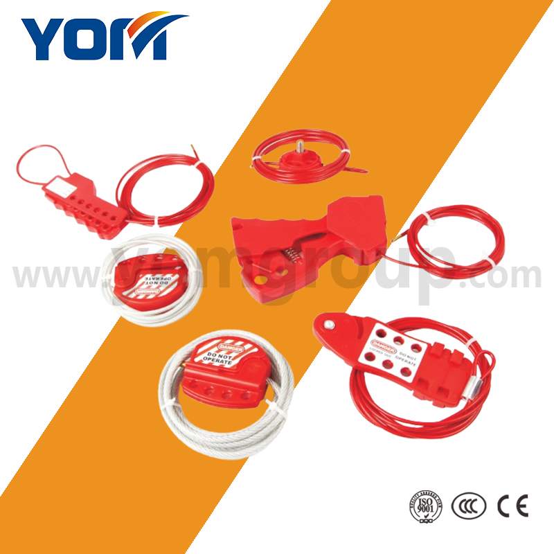 Cable Lockout Series Stainless Steel Cable with Plastic Cover