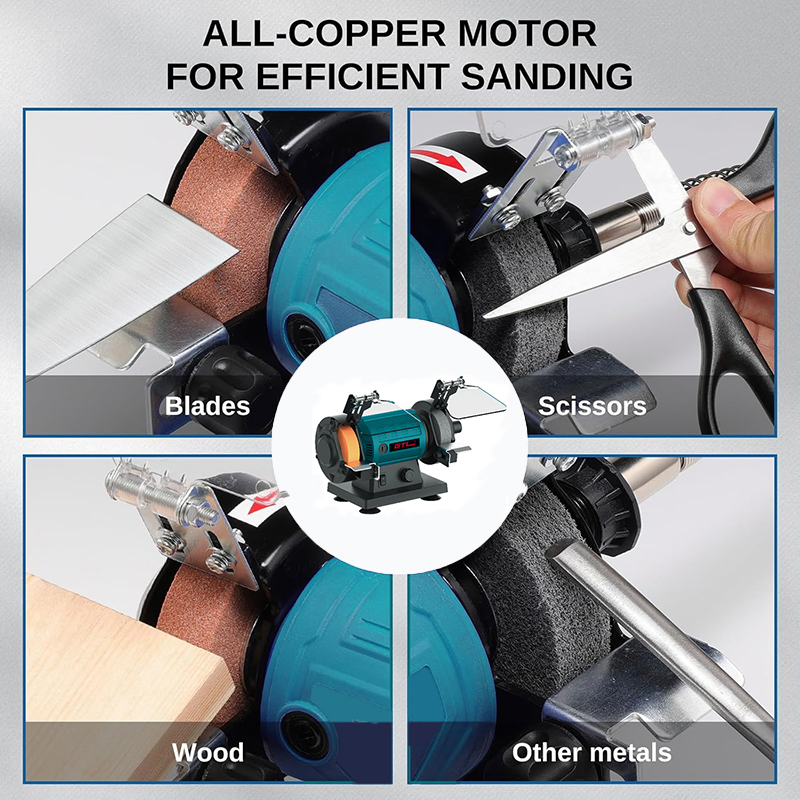 75mm Mini Bench Grinder and Polisher Variable Speed for Polishing (BG001-B)