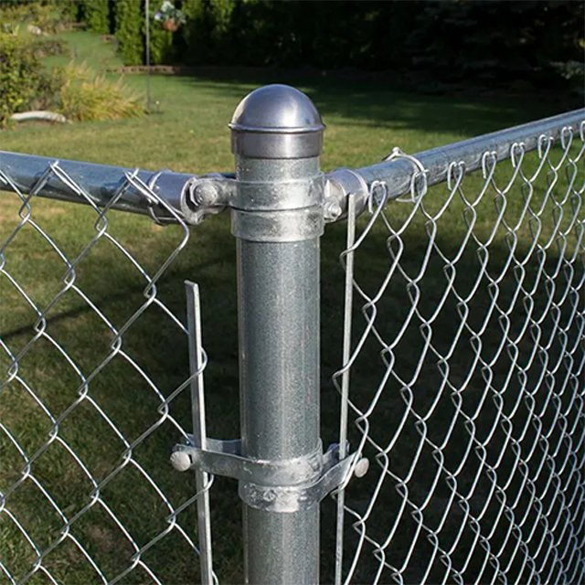 Security Fence for School Playground & Soccer Field Outdoor PVC Coated Garden Galvanized Chain Link for Farm Use