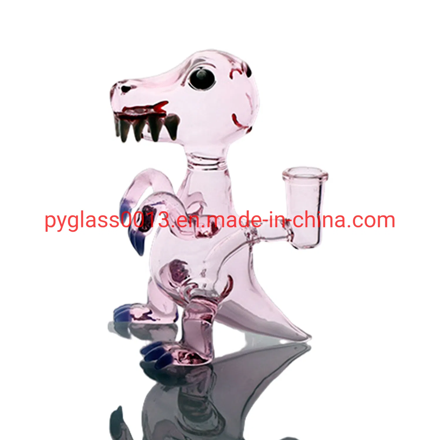 Wholesale Cartoon Glass Dinosaur Oil Rigs Hookah with Water Pipe