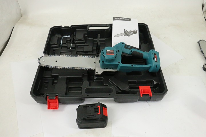 21V Brushless Lithium Battery Portable Hand Chainsaw 8/10 Inch Cordless Electric Chainsaw