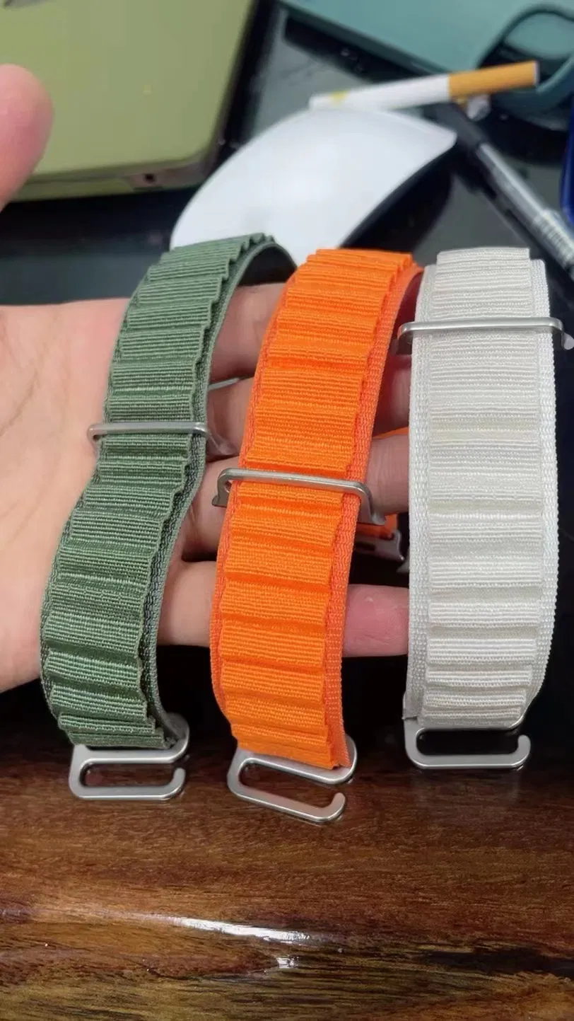 49mm Nylon Watchband for iWatch Series 6 7 8 Ultra Bracelet Alpine Loop for Apple Watch
