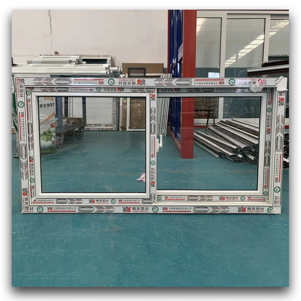 Sliding UPVC Windows with Mosquito Net Inside Sliding Frame Sash Glazing Bead Cover PVC Doors
