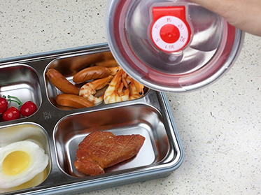 Heavybao Eco Friendly Metal Bento Container Leakproof Stainless Steel Lunch Box
