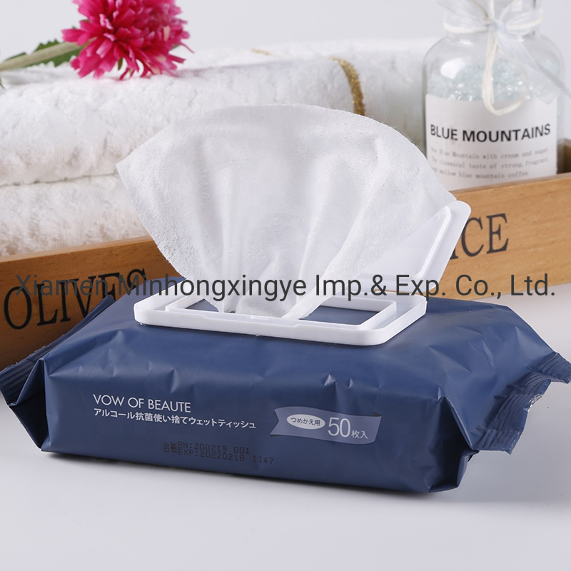 Baby Products Factory Price in Stock Wet Wipe 75% Alcohol Wipes 80 Sheets Wet Cleaning Quick Hand Cleaning Wipes