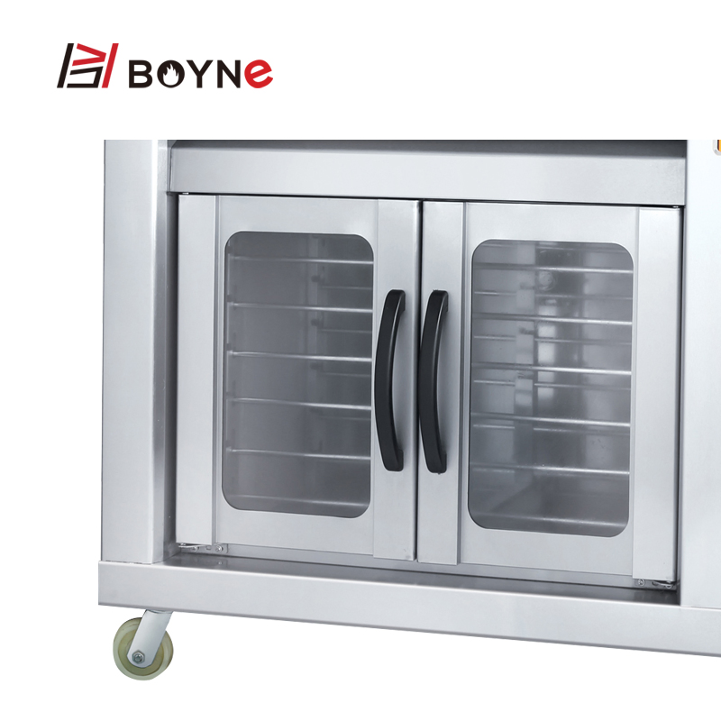 One Layer Two Trays Gas Oven with Proofer