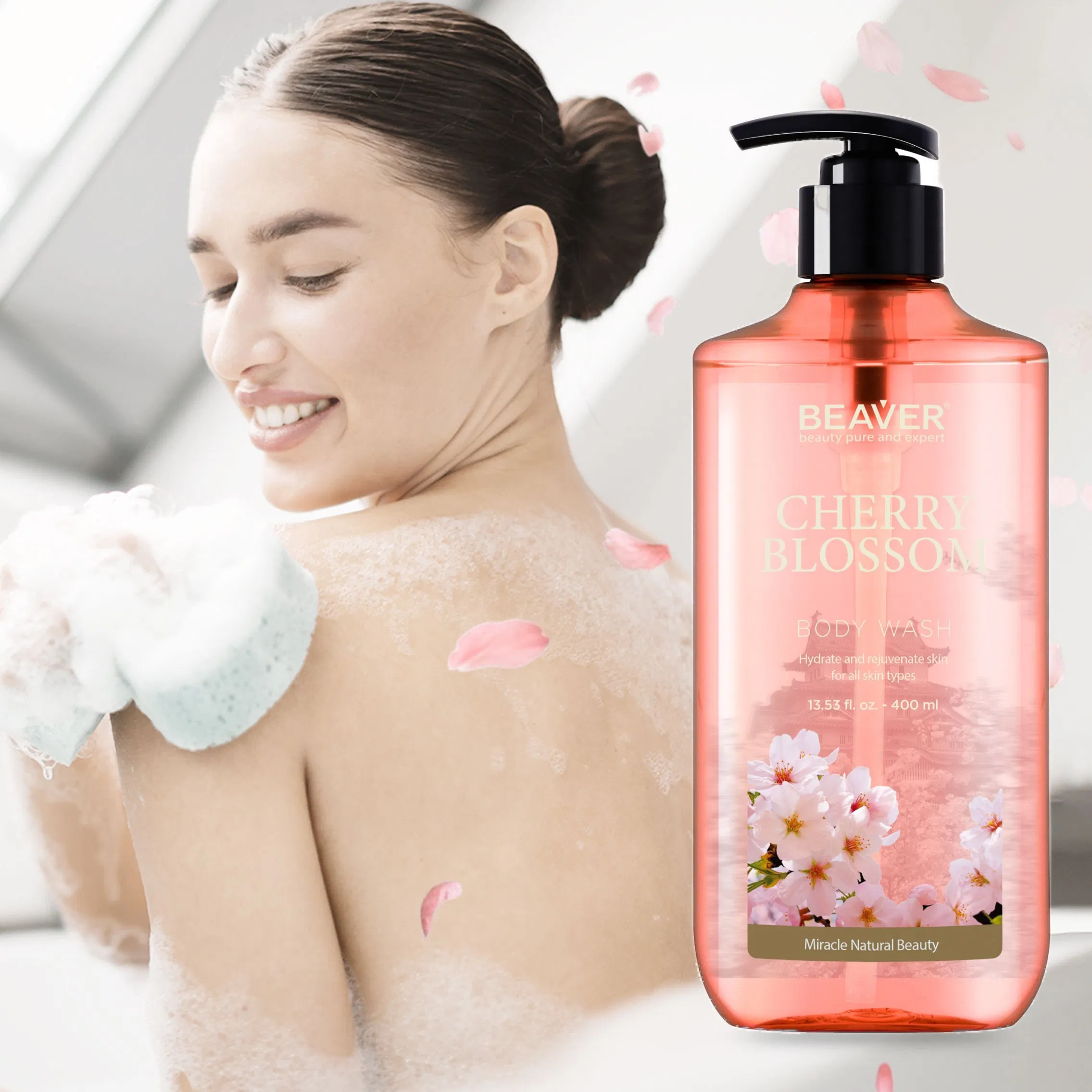 Beaver Best Body Wash Cherry Blossom Shower Gel Skin and Body Care