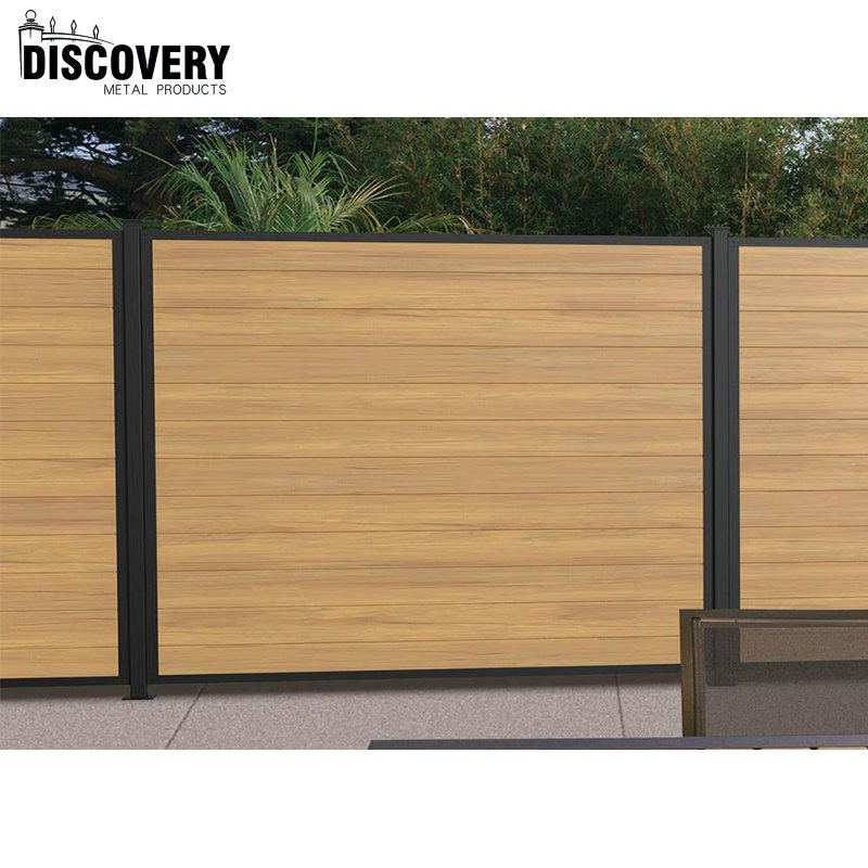 New Collection Modern Factory Directly Garden WPC Exterior Fencing