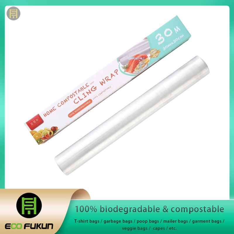 Commercial Use Cling Film, Compostable PLA Based Cling Wrap Point Breaking