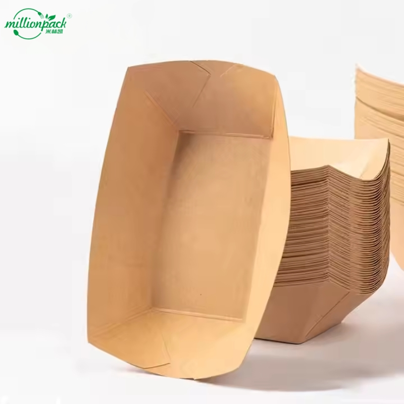 Heat-Resistant Paper Boat for Warm Syrups and Hot Serving Applications