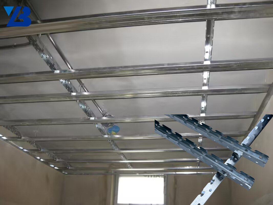 Heavy-Duty Galvanized Furring Channel for Suspended Bar Reliable Ceiling Systems