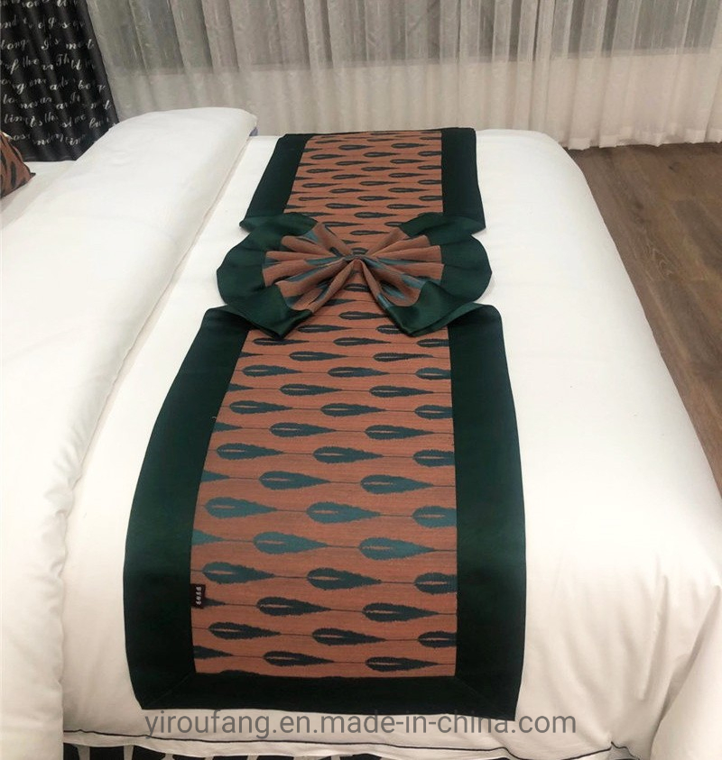 Classical Designer Soft Size of Queen Hotel King Size Bed Runner