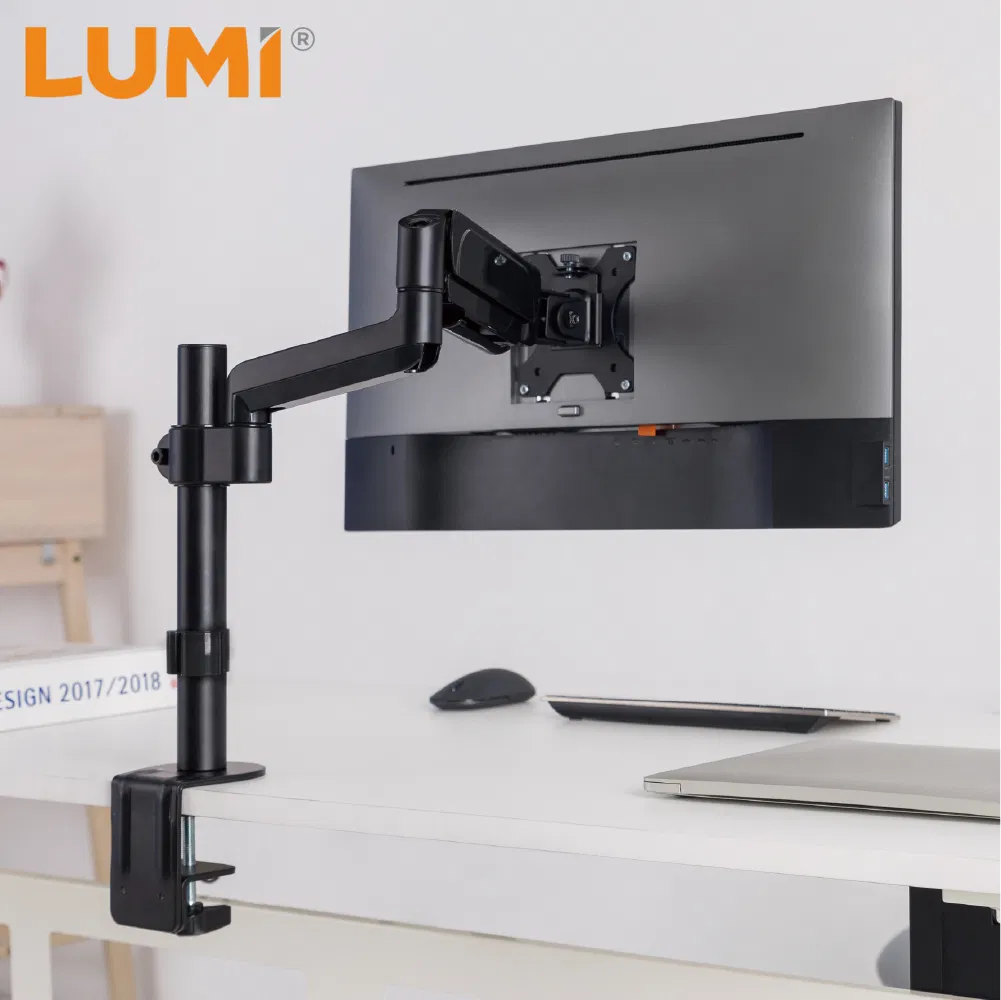 Пружинный кронштейн для монитора с креплением на стол