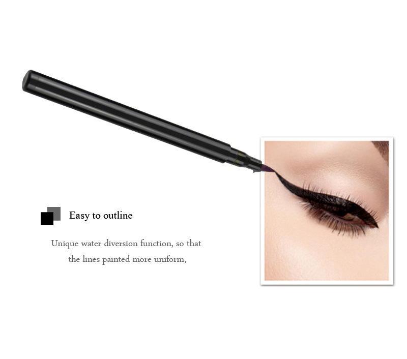 OEM Hot Style Ultra-Fine Black Eyeliner Waterproof and Non-Smudge Lyeliner Pen