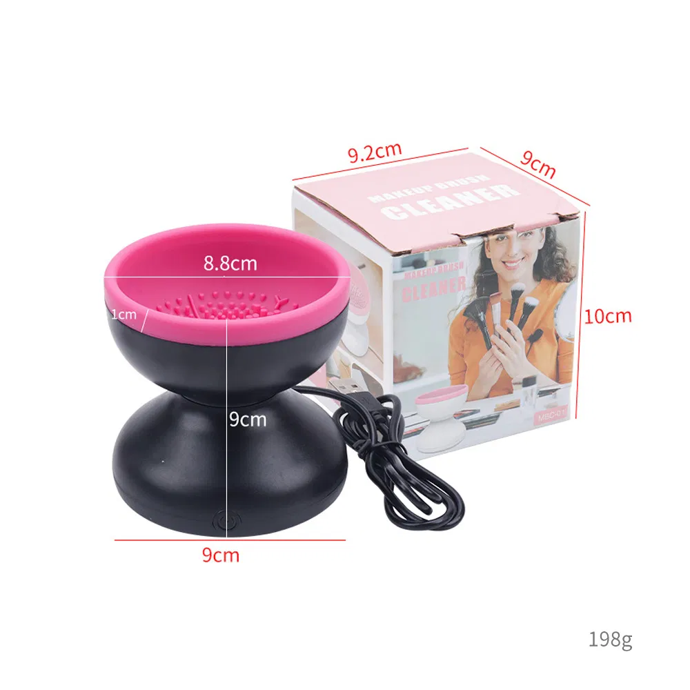 Electric Cosmetic Brushes Bowl Machine Automatic Spinner Rotating Silicon Makeup Brush Beauty Cleaner