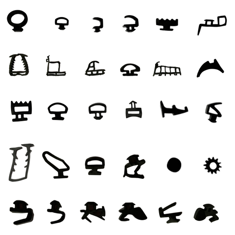 Extruded PVC EPDM Silicone Rubber Sealing Strip Rubber Gasket Seals for Aluminum Window Door Frame Oven Seal Strip