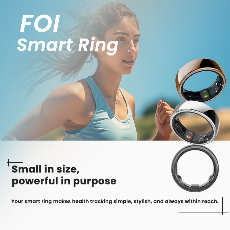 Trending Gadgets From Pakistan Vitals All in One Smart Heath Ring Smart Ring Tasbeh with Heart Rate Moniotr Inside