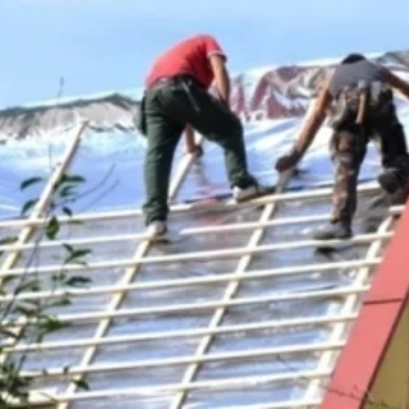 Fireresistant Woven Fabric Laminated Aluminium Foil for Building Heat Insulation