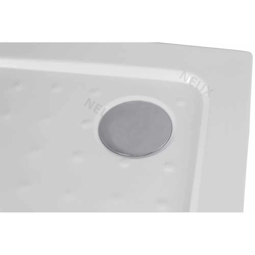 Custom Modern Premium Quality White Quadrant Anti-Slip ABS Shower Tray for Shower Room