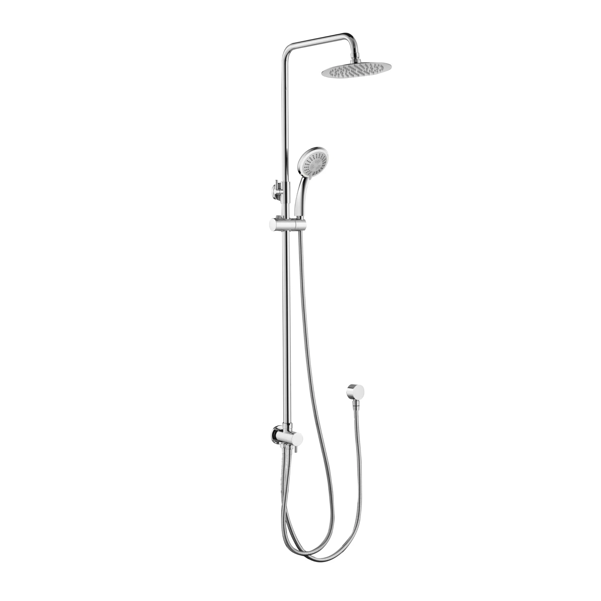 Watermark Luxury Exposed Shower System Wels Chrome Finish Rain Shower System Bathroom Accessories