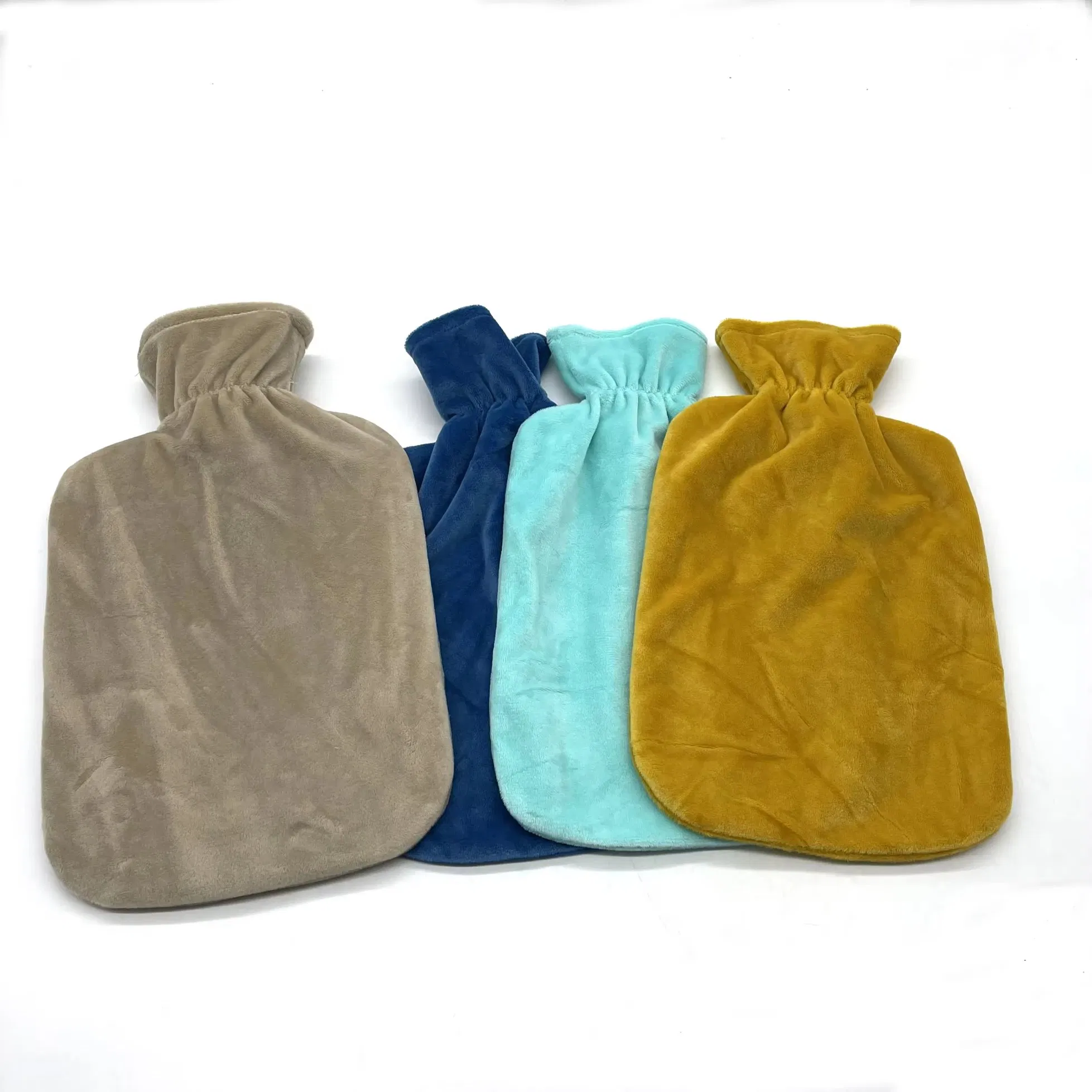 Hot Selling Natural Rubber Simple Bottle Soft Cozy Hot Water Bag