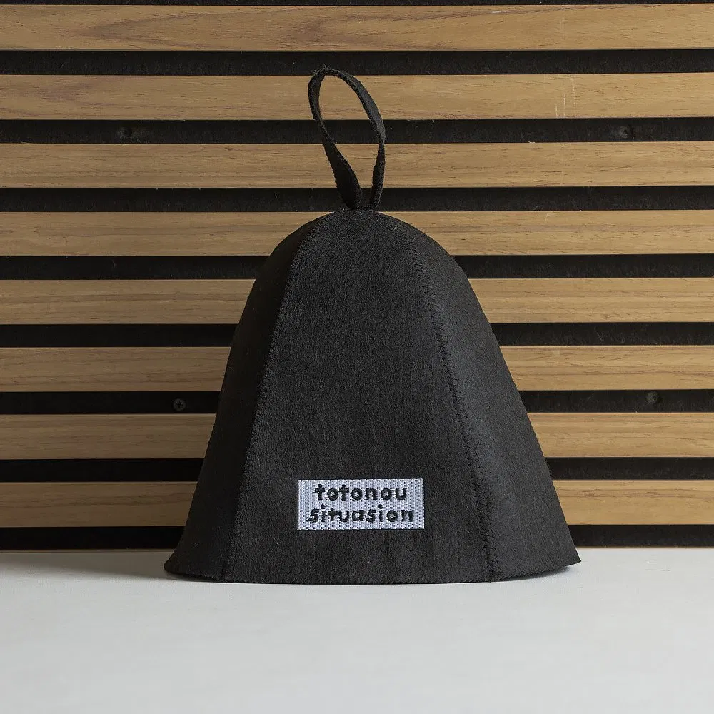 Wool Felt Sauna Cap for Women and Men, Sauna Room Accessories Felt Heat Dry Headrest, Sauna Room Essential Parts
