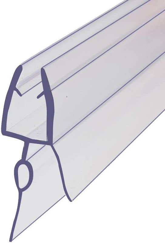 Vinyl Clear Frameless Shower Glass Sweep Rubber Weather Door Bottom Seal