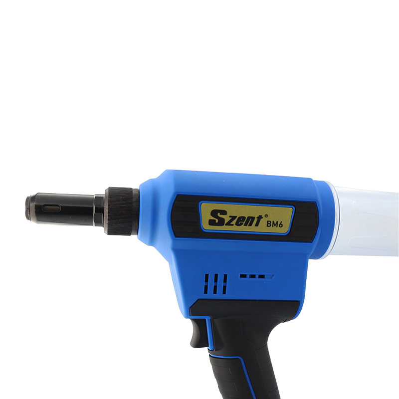 Szent-Bm6 Lithium Battery Rivet Nut Tool Riveter for 1/4" Bom Rivet