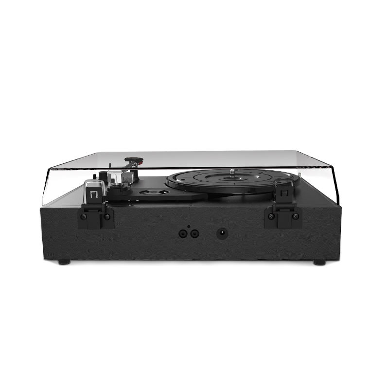 Блютуз-колонка в чемодане с проигрывателем винила