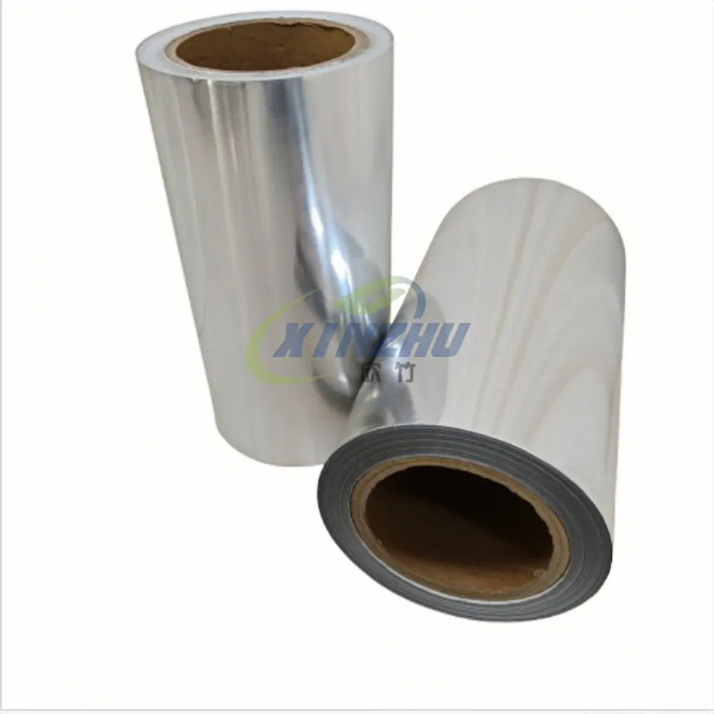 50mic Bright Silver BOPP Jumbo Roll Self Adhesive Sticker Packaging Label for Printing