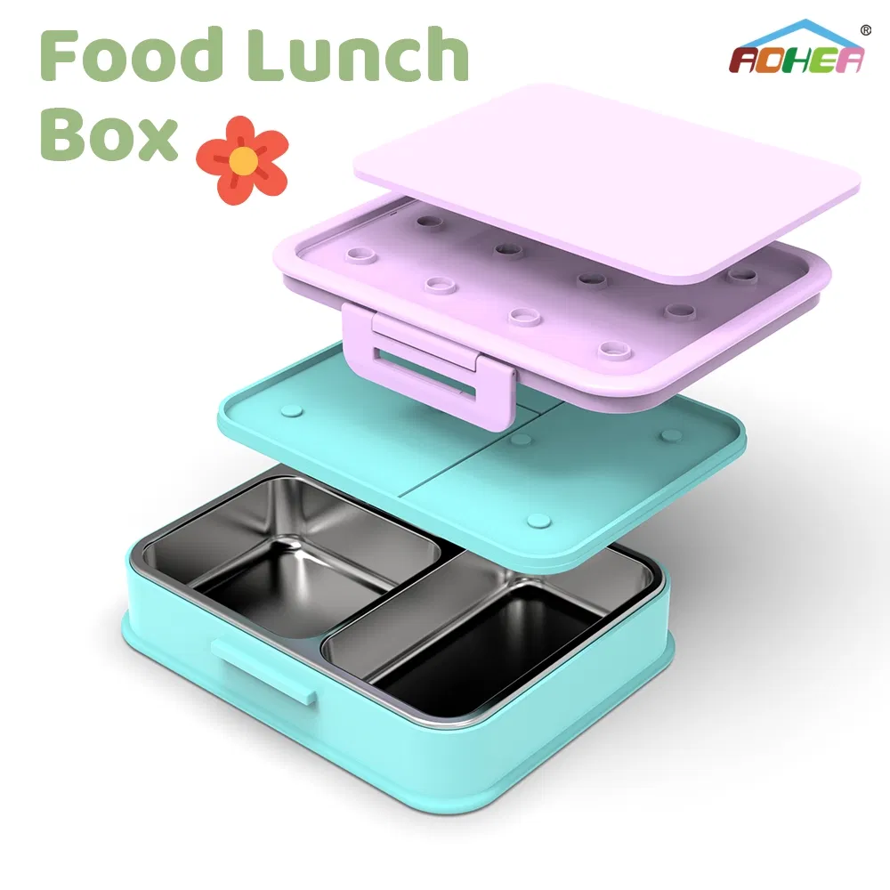 Aohea High Quality Leakproof Portable Durable Bento Lunch Box for Kids