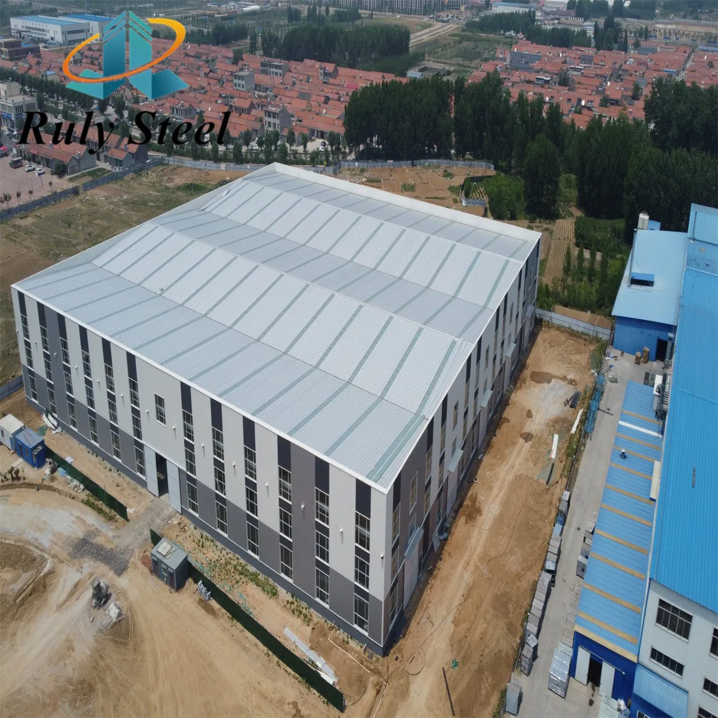 Easy Assemble Large Span Low Cost High Quality Seismic/Wind-Resistant Space Customized Prefab/Prefabricated Steel Structure Warehouse