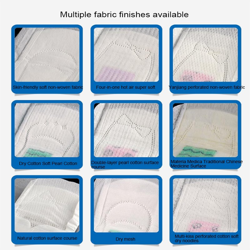 Free Sample Customize China Wholesale Sanitary Napkin Menstrual Pads