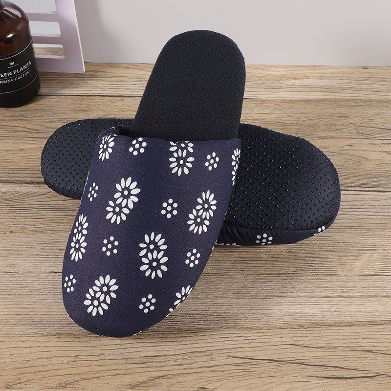 Embroidery Hotel Coral Fleece Slipper Disposable Slippers for Hotel Guests Slipper