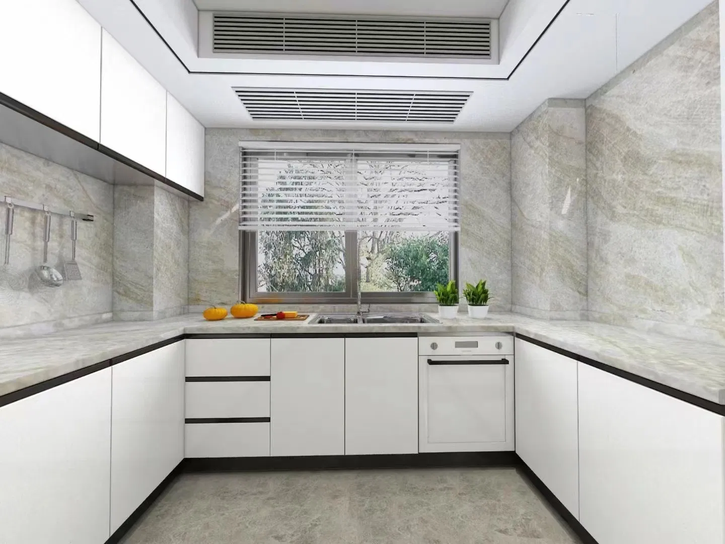 Luxury Stone in Stock on Sale Polished White Marble