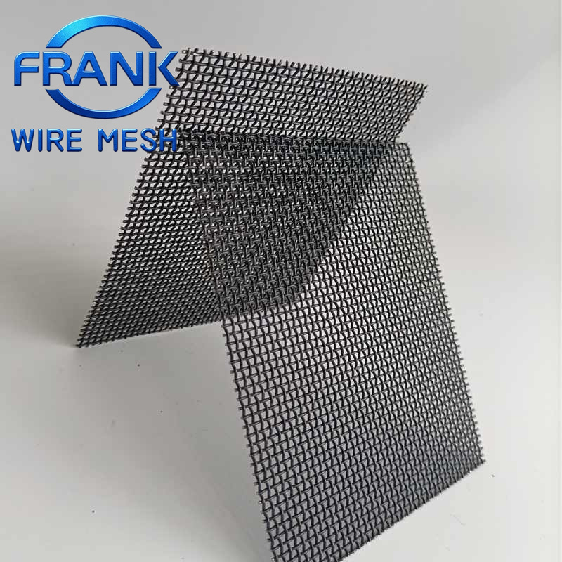 Customized Black Powder Coating 304 316 Stainless Steel Anti Theft Security Screen Used on Restaurant