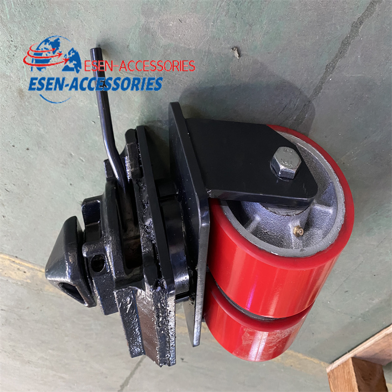 Heavy-Duty Shipping Container Caster Wheels with Brake System
