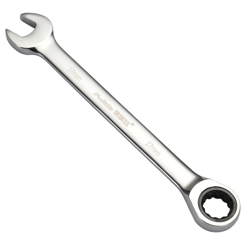 Рожковый ключ-трещотка 6-32 мм с двойным назначением