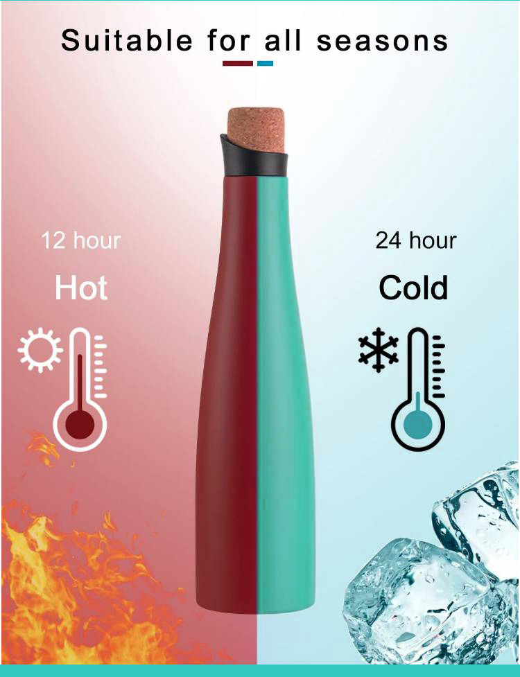 Stainless Steel Insulated Wine Cup Insulated Red Wine Bottle for Home Settings