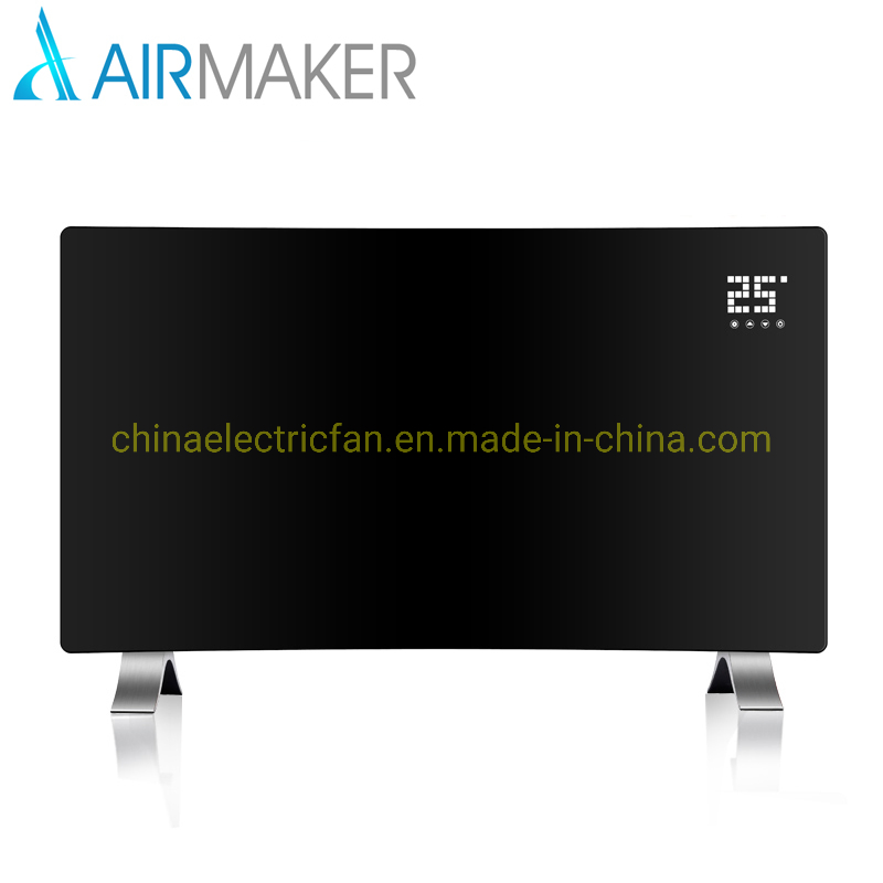 Glass Panel Convector Electrical Heater/ Fan Heater for Office